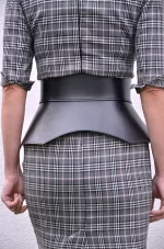 leather Peplum belt