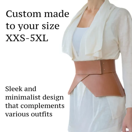 Peplum Belt For Women, Leather Peplum Decorative Belt, Wrap Around  Cummerbund Corset Waistband