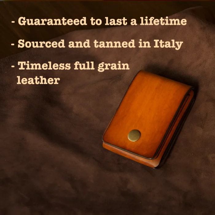 Timeless full grain leather