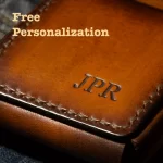 Custom leather wallet