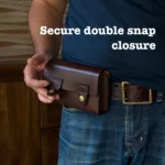 Secure double snap closure