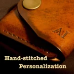 Personalized leather wallet