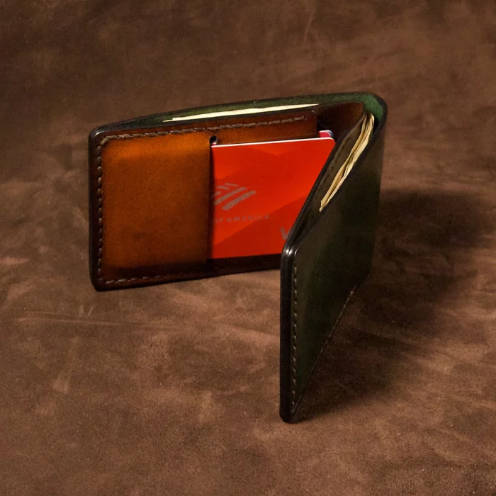 multicolor leather wallet