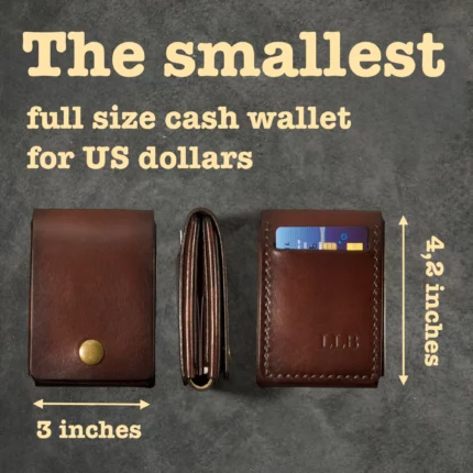 The smallest full size cash wallet for US dollars