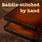 Hand stitched wallet