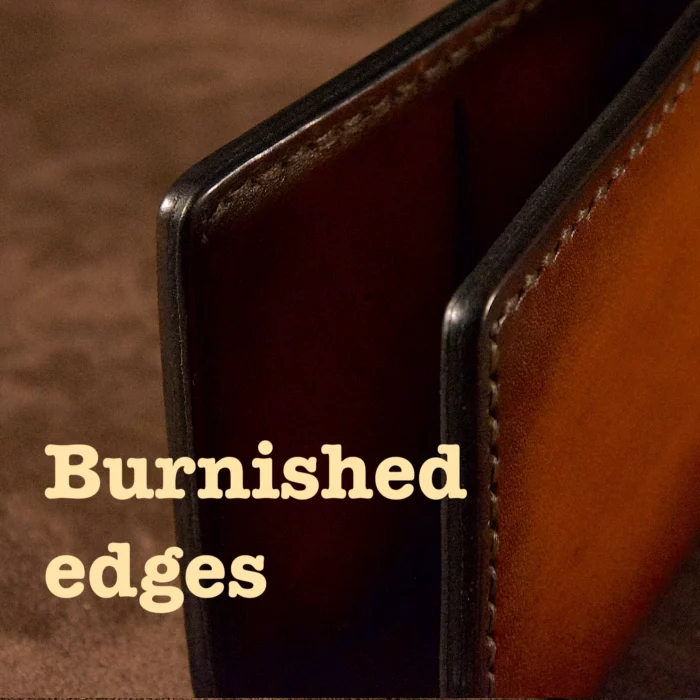 Burnished edges