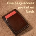 One easy-access pocket on wallet