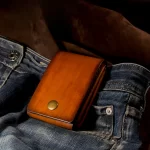 Full size cash wallet Leather pocket wallet