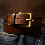 men's leather belt