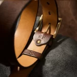 Personalized leather belt