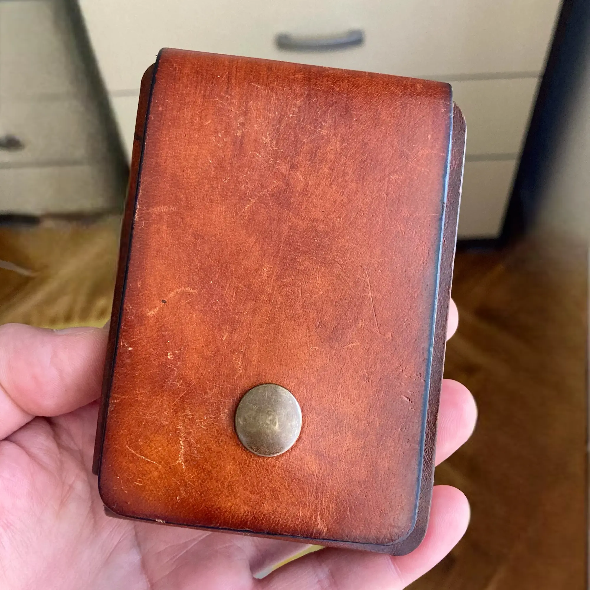 Great patina leather wallet