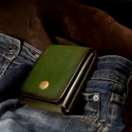 Good leather wallet for men | Green wallet mens | Customized wallet for him