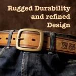 Wide mens belts for jeans leather