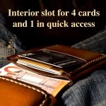 Cards, cash and coins wallet