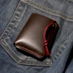 small pocket leather wallet