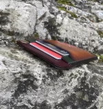 Custom leather cardholder