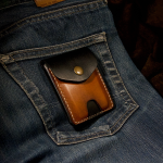 Smallest cash and card leather wallet