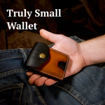Truly small leather wallet
