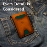 every leather wallet details is considered