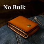 No bulk leather wallet