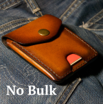 no bulk leather wallet