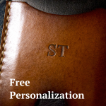 Personalized leather wallet
