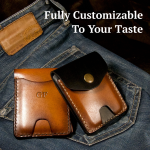 Customized leather wallet