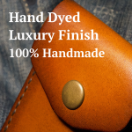 Premium handmade mens leather wallet