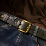 45 mm wide leather belt