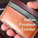 Premium leather cardholder