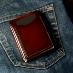 Compact and practical custom leather wallet