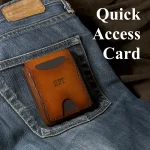 Practical leather wallet
