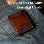 Practical leather wallet