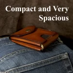 compact leather wallet