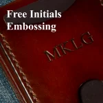 personalised leather wallet