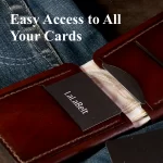 Comfortable handmade leather wallet